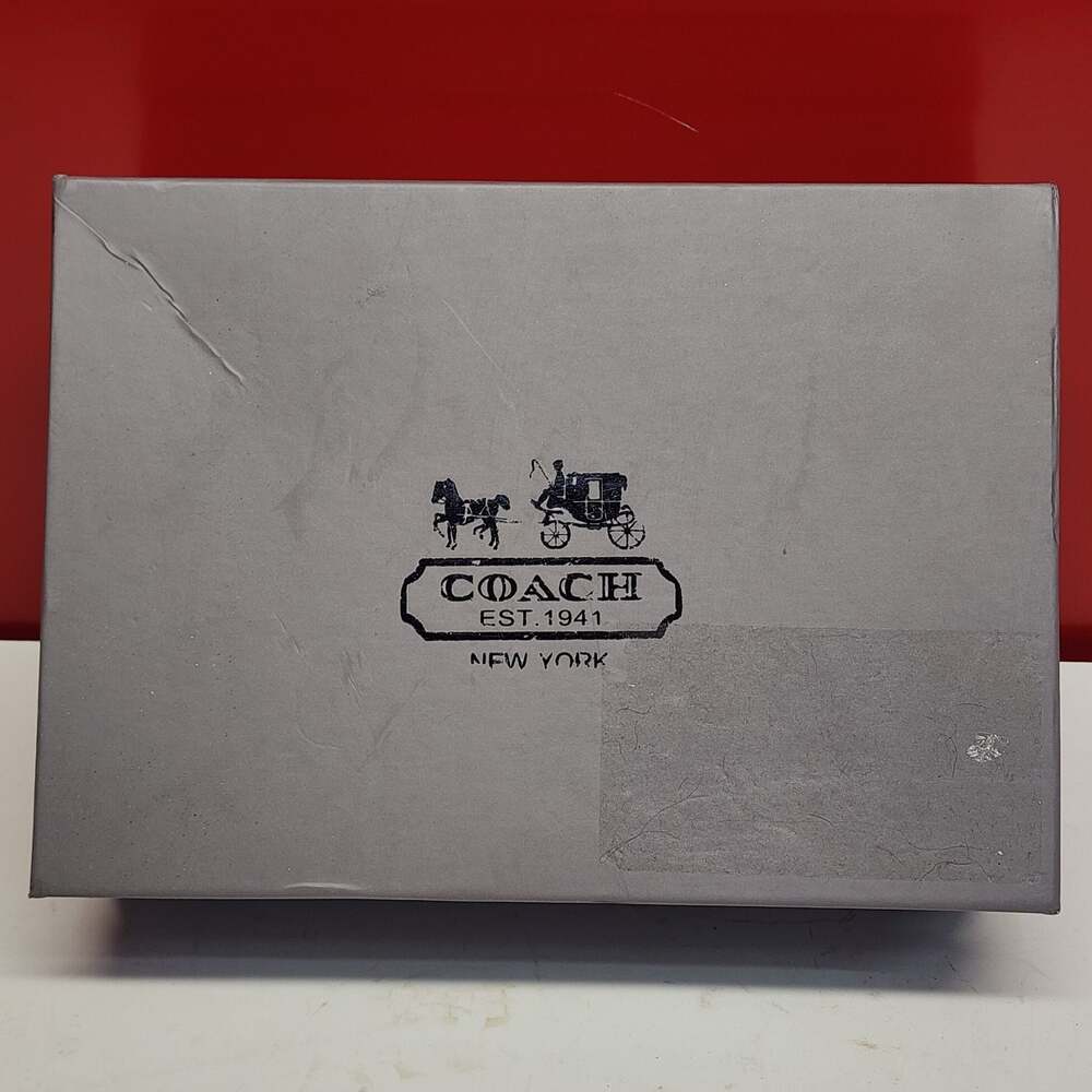 Coach Empty Shoe Box Grey with Horse and Carriage Logo